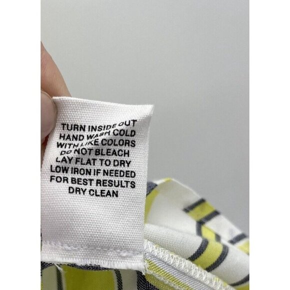 NWT MINE‎ For Stitch Fix Syden Button Back Striped Beachy Tank Top Blouse L - Picture 9 of 11